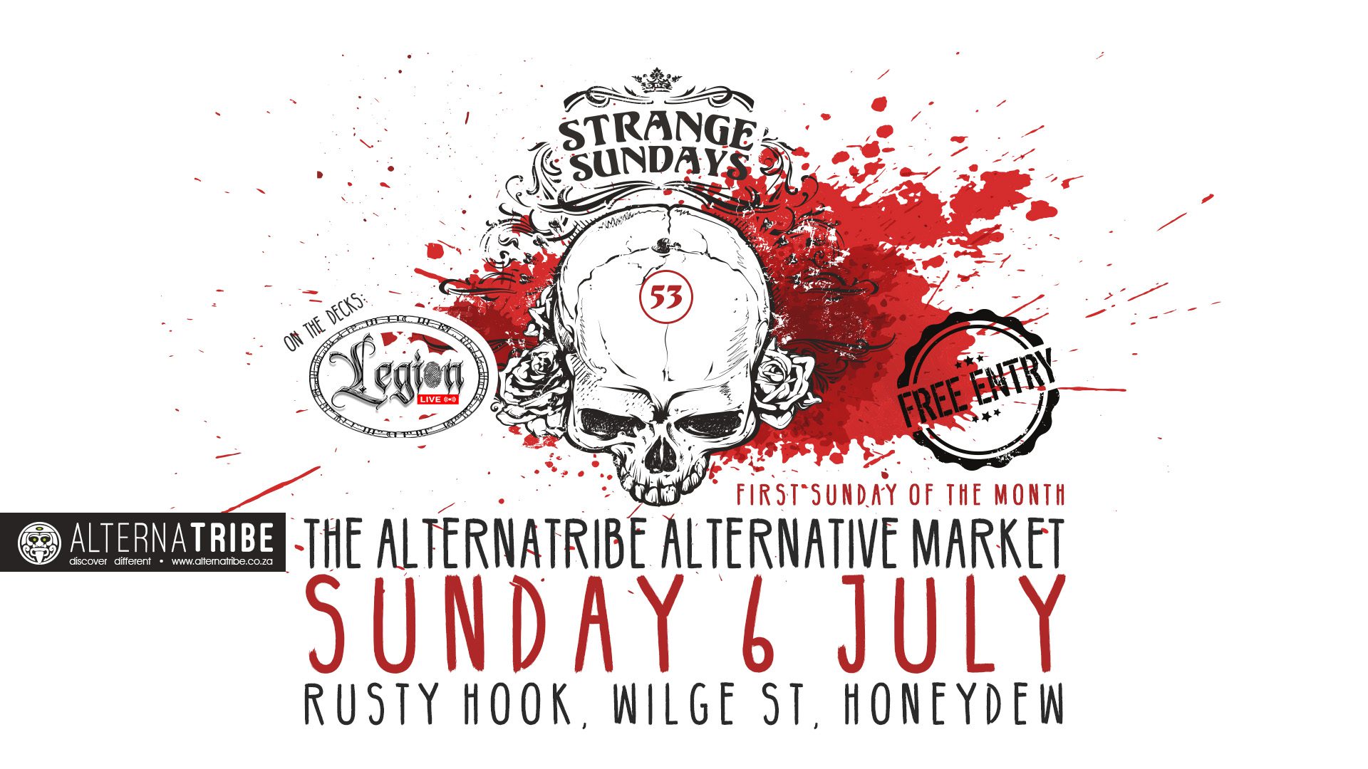 Alternatribe's Strange Sundays Alt. Market #53 - Rusty Hook, Honeydew