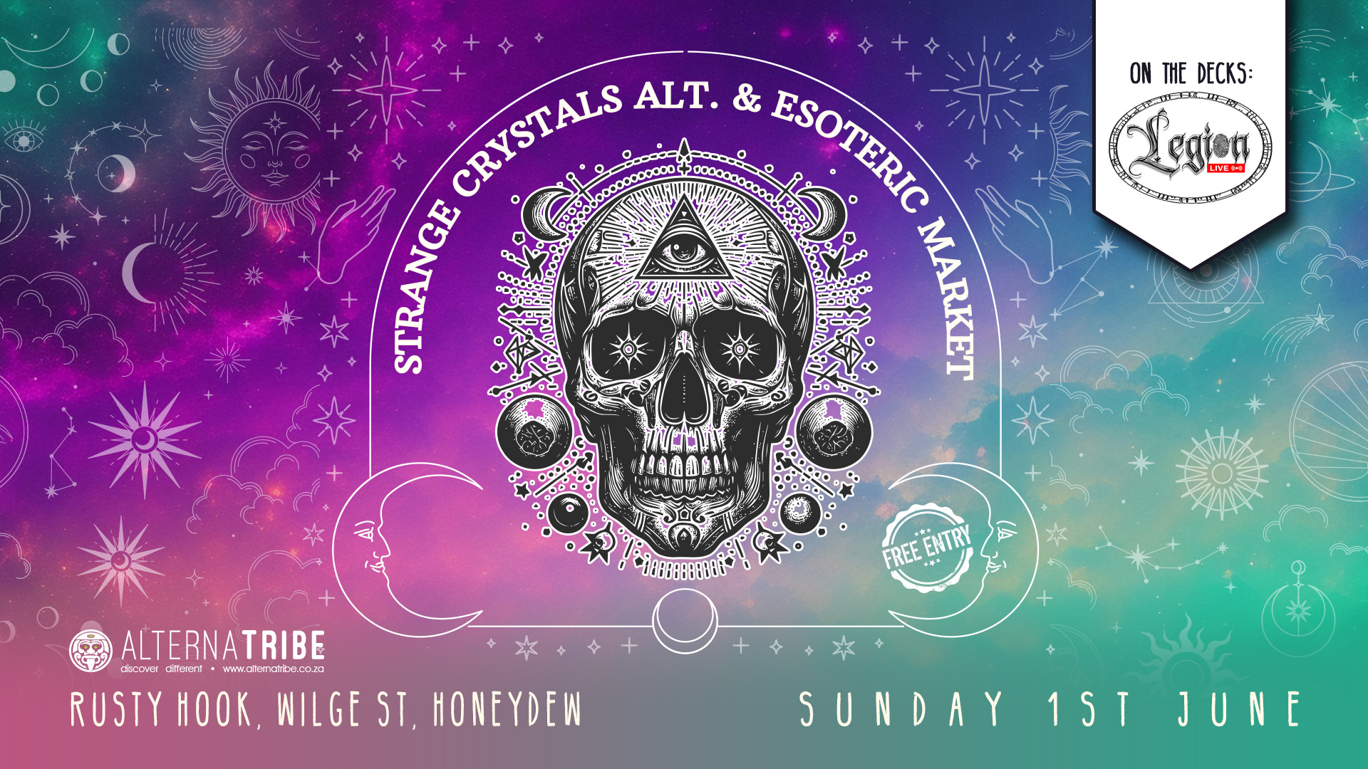 Alternatribe's Strange Crystals Alt. & Esoteric Midyear Market 2025 - Rusty Hook, Honeydew