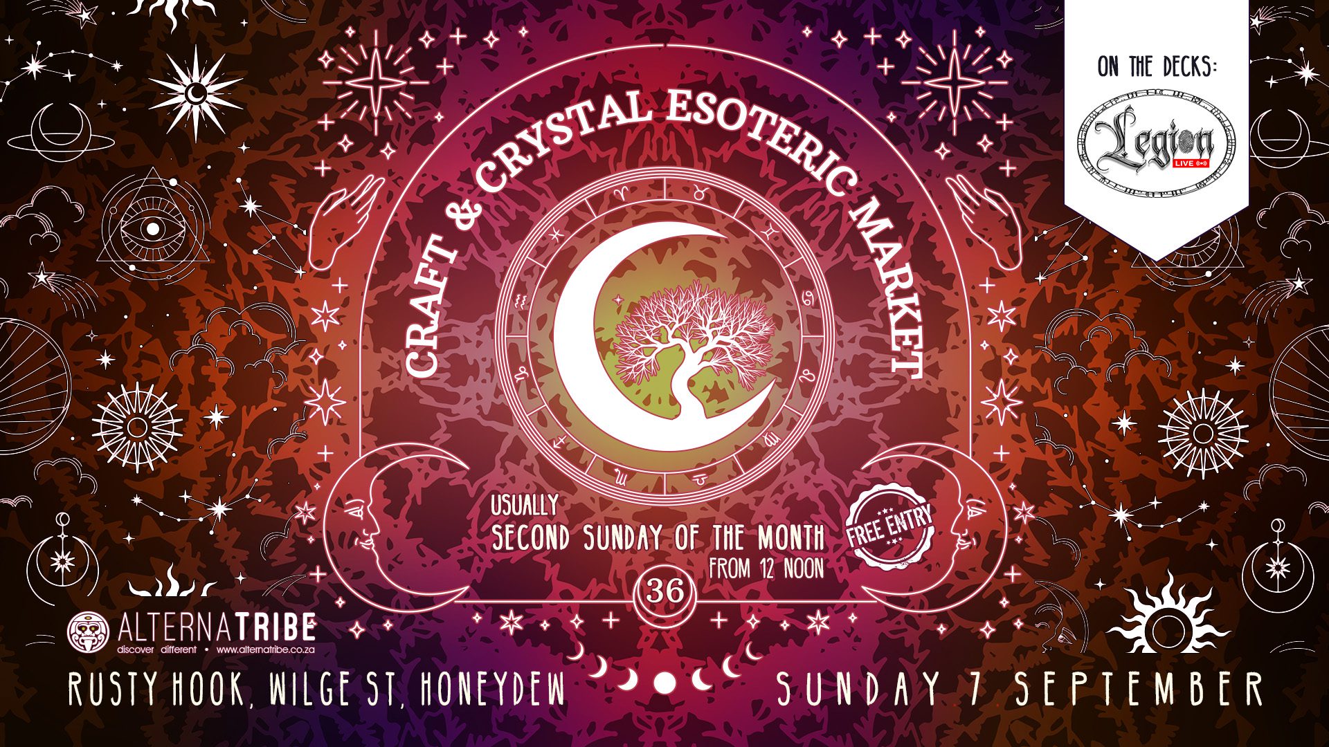 Alternatribe's Craft & Crystal #36: Esoteric Market - Rusty Hook, Honeydew