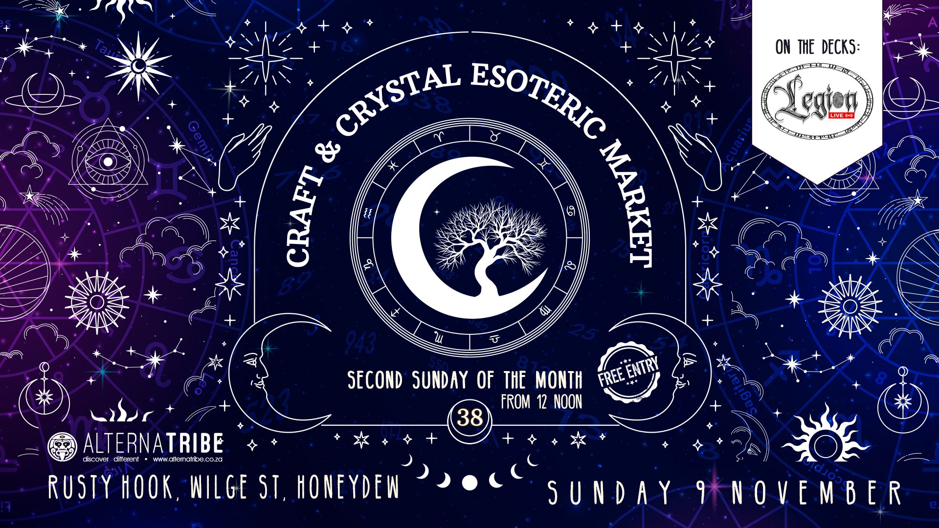Alternatribe's Craft & Crystal #38: Esoteric Market - Rusty Hook, Honeydew