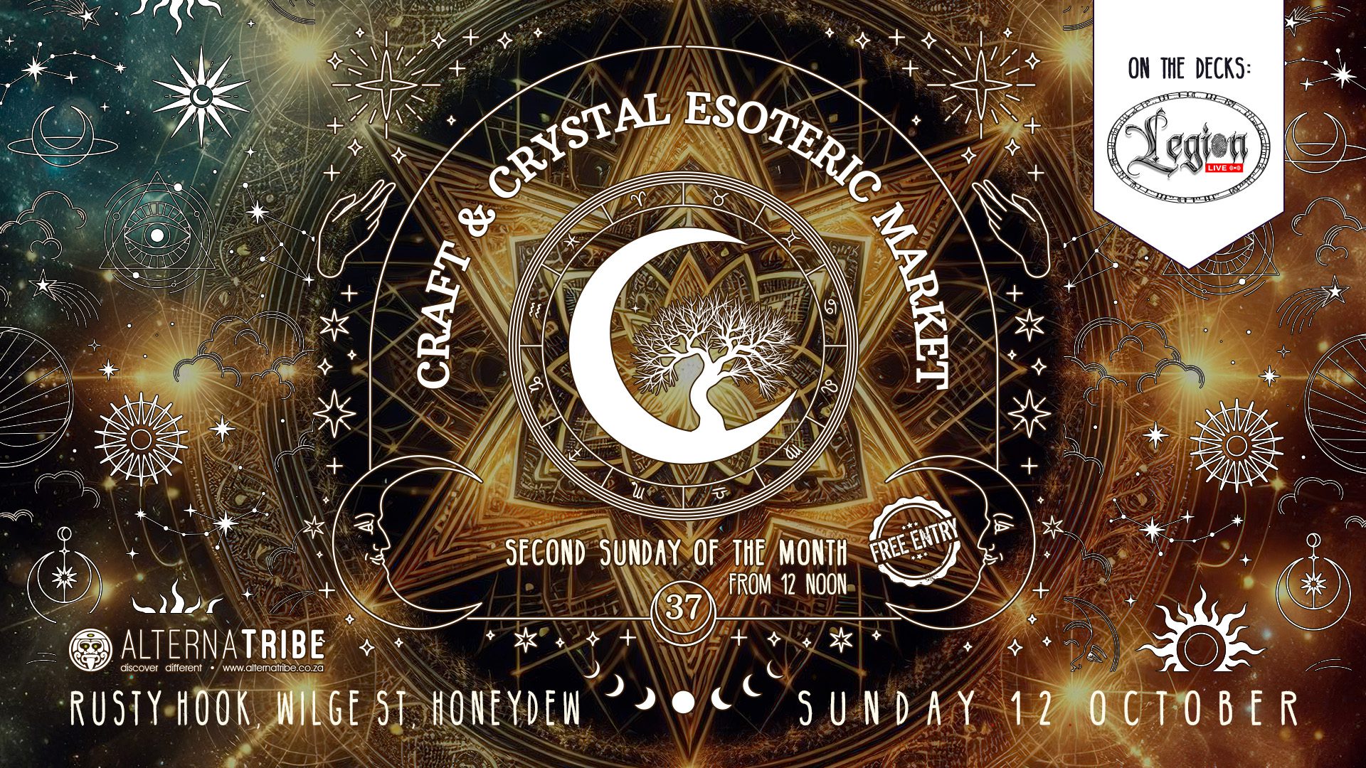 Alternatribe's Craft & Crystal #37: Esoteric Market - Rusty Hook, Honeydew