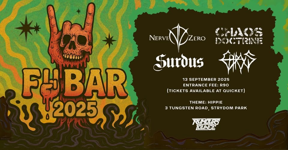 FUBAR 2025 @ Rumours Lounge Strydom Park