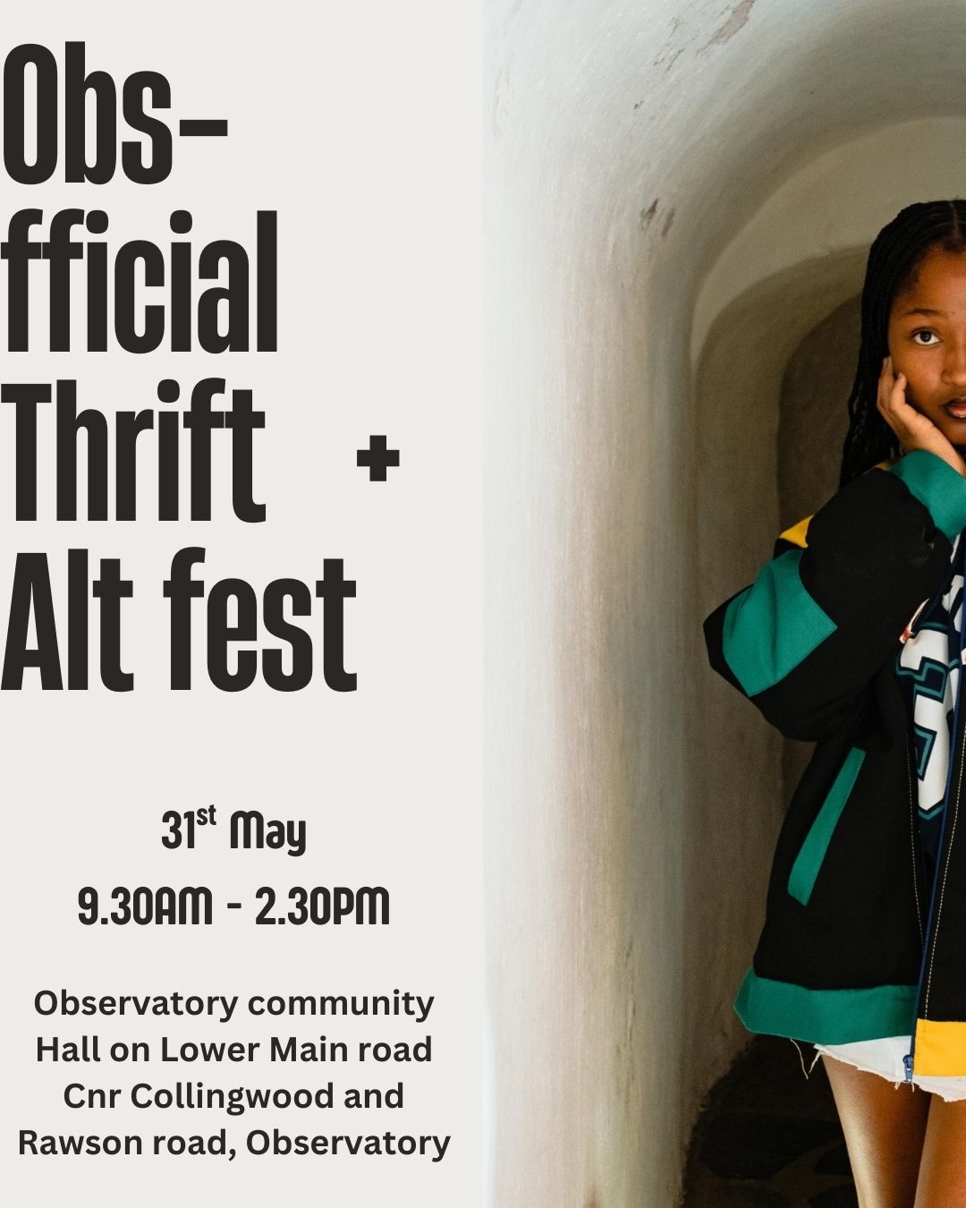 The Obs-fficial Thrift + Alt Fest @ Observatory Community Centre, CPT