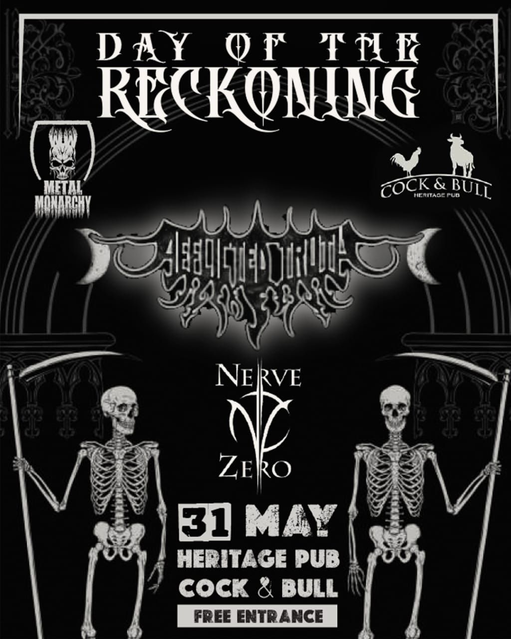 Day of the Reckoning @ Cock & Bull Pub, Vanderbijlpark
