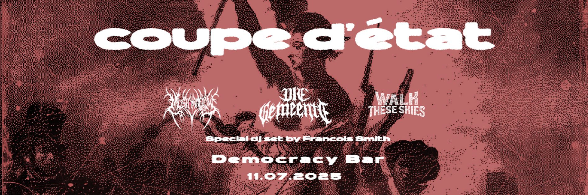 Die Gemeente / Walk These Skies / Moshmallow / Francois Smith LIVE at Democracy Bar, JHB