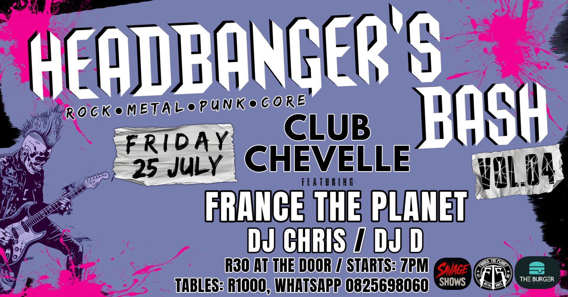 HEADBANGER'S BASH VOL. 4 @ Club Chevelle, Edenvale
