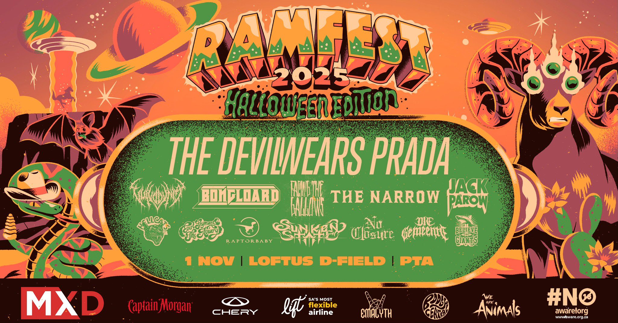 RAMFEST X HALLOWEEN 2025 | PRETORIA @ Loftus Stadium, PTA