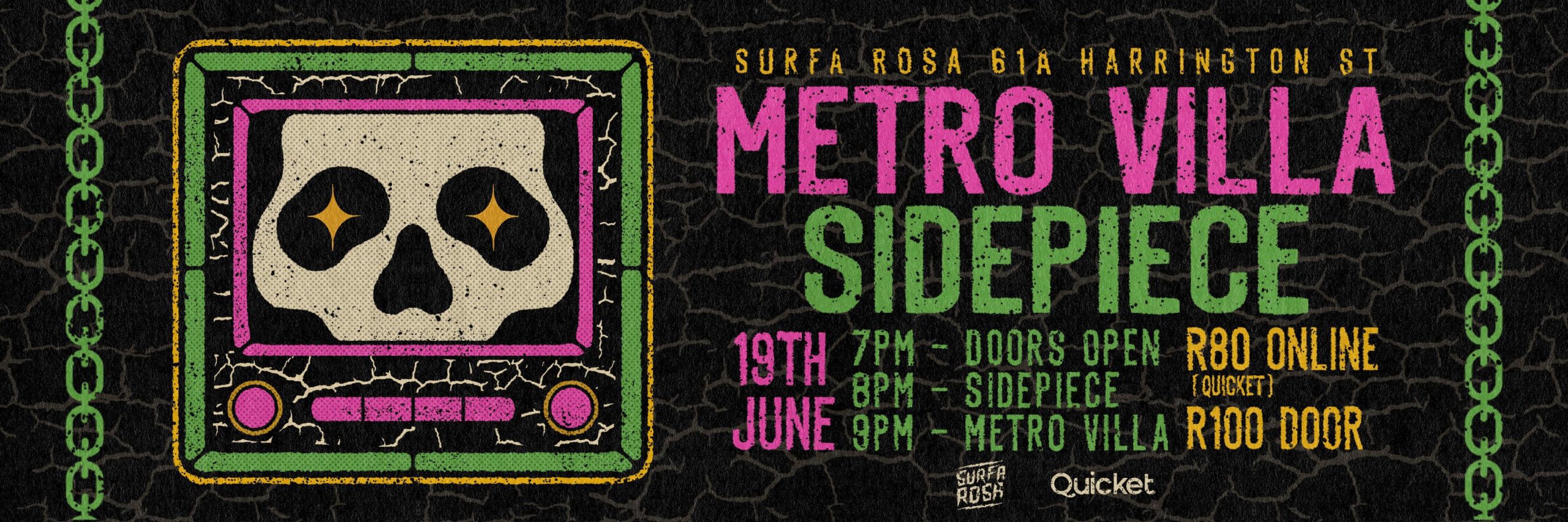 Metro Villa SINGLE LAUNCH with SIDEPIECE at Surfa Rosa, CPT