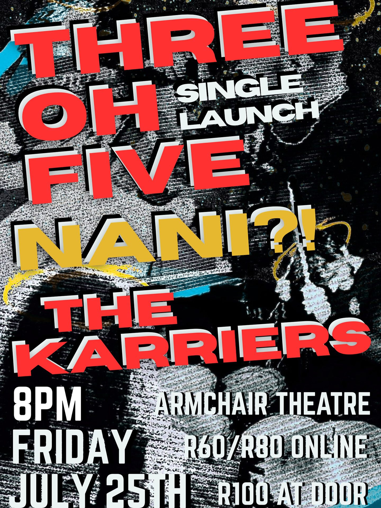 Threeohfive: Cell Service Single Launch @ The Armchair Theatre, CPT