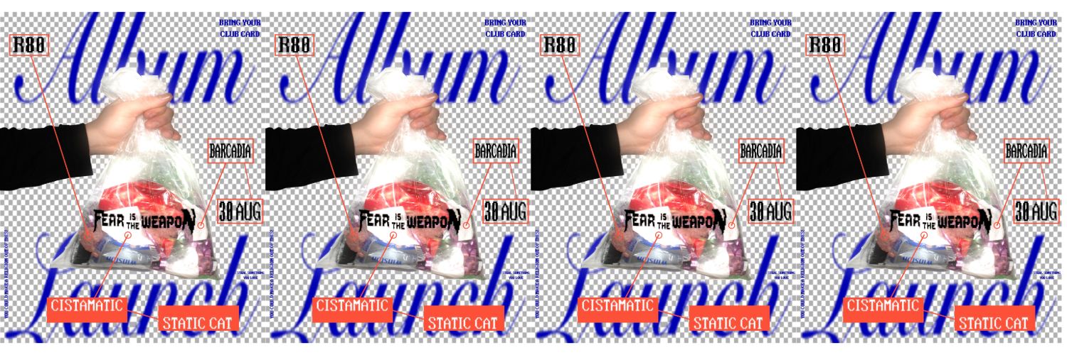 FEAR IS THE WEAPON: Album Launch - Cistamatic ft. Static Cat @ Barcadia, CPT