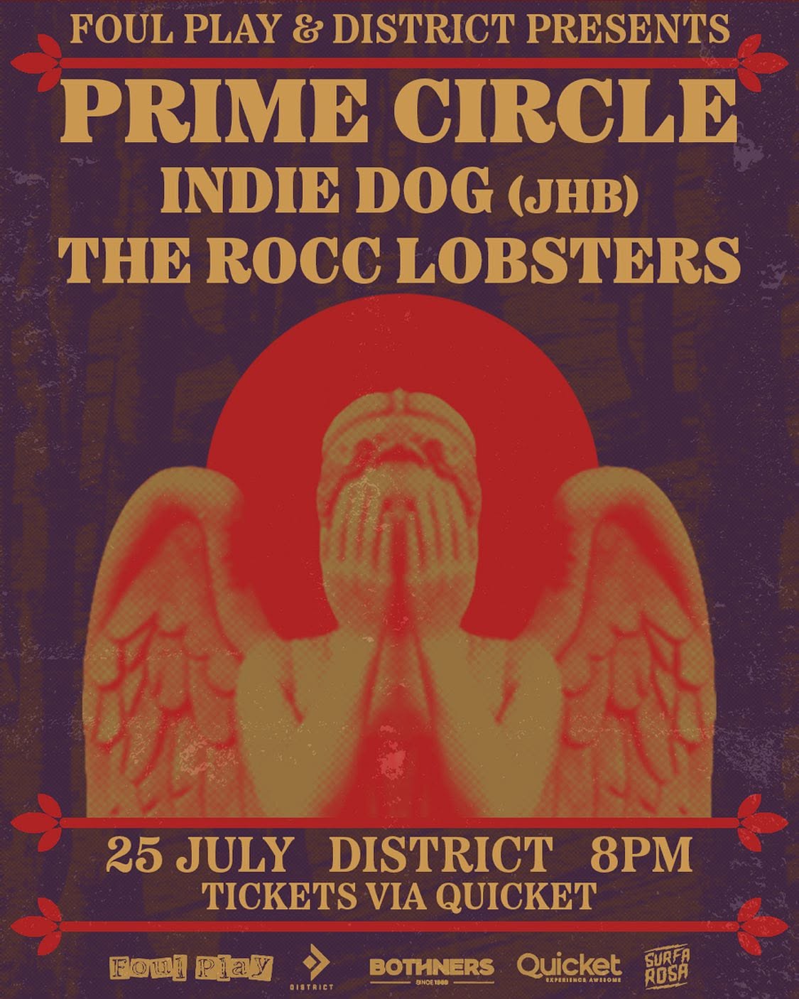 Foul Play & District pres. PRIME CIRCLE, INDIE DOG (JHB) & THE ROCC LOBSTERS @ District, CPT