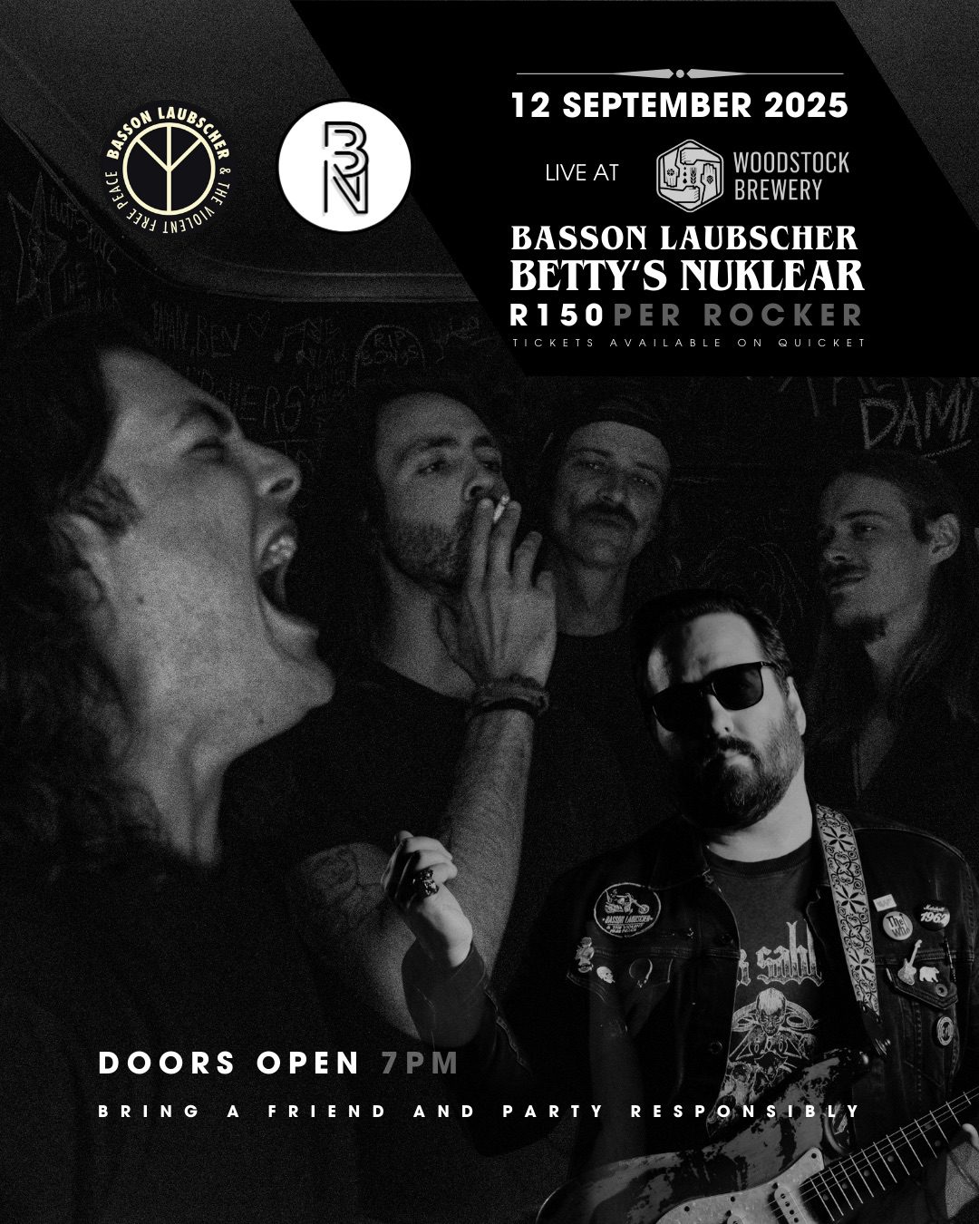 Basson Laubscher & Betty's Nuklear Live at The Woodstock Brewery, Cape Town