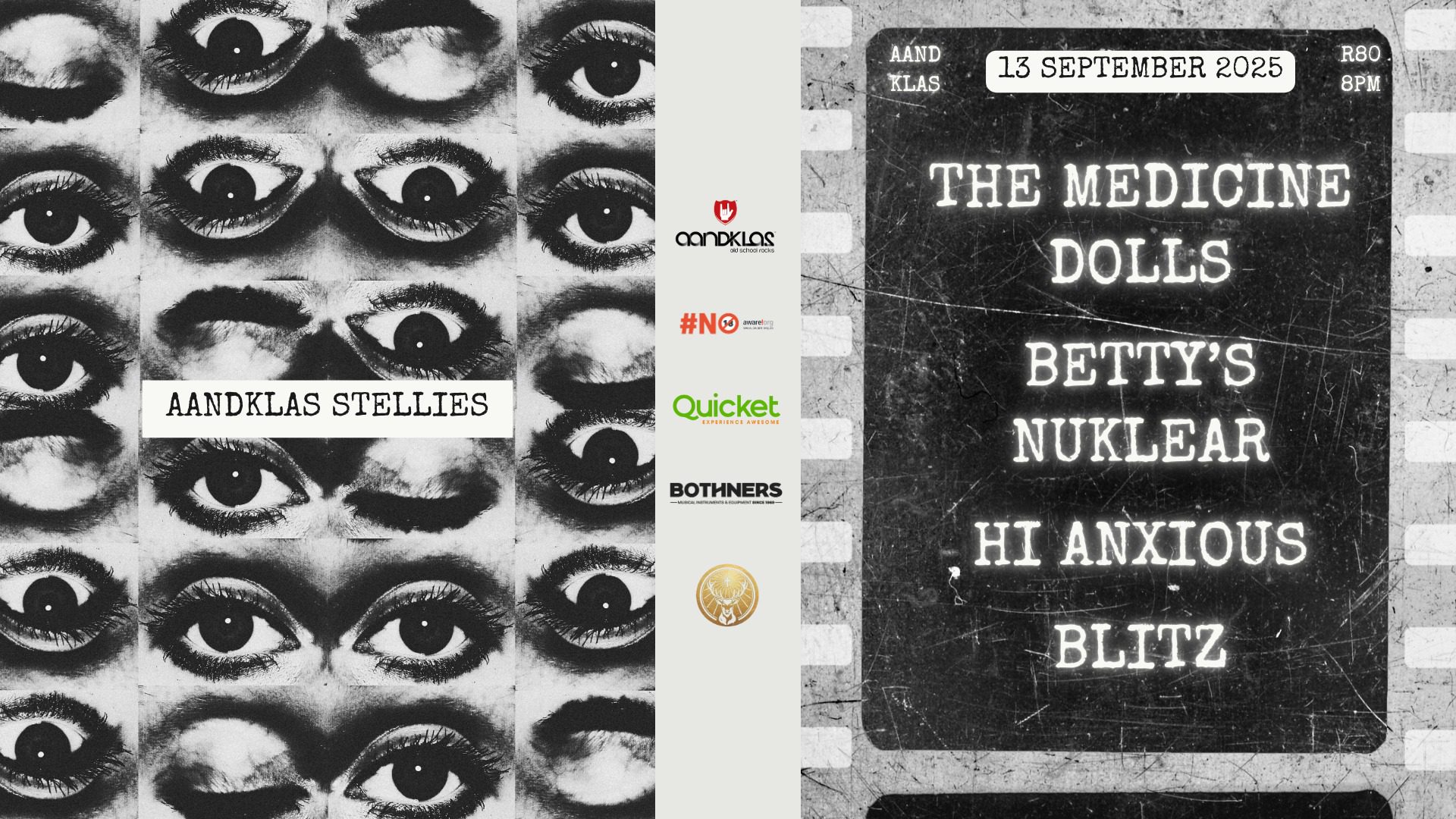The Medicine Dolls, Betty's Nuklear, Hi Anxious, Blitz - LIVE at Aandklas Stellenbosch