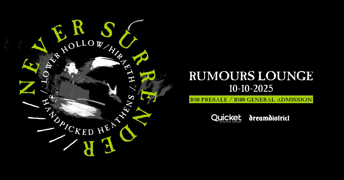 Lower Hollow / Hiraeth / Handpicked Heathens LIVE at Rumours Lounge, Strydom Park