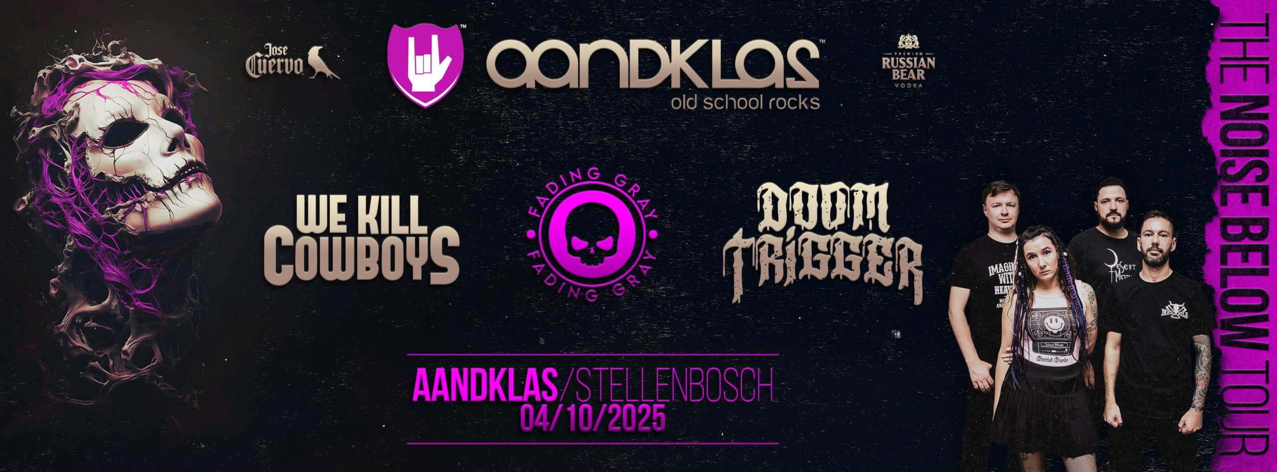 The Noise Below Tour: Fading Gray LIVE at Aandklas Stellenbosch
