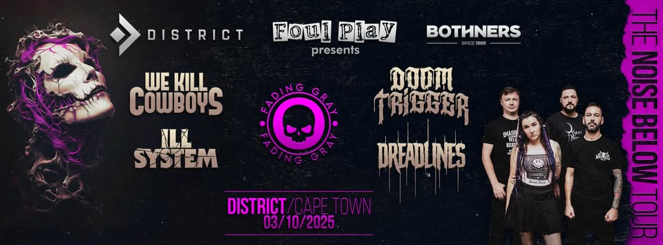 The Noise Below Tour: Fading Gray LIVE at District, CPT