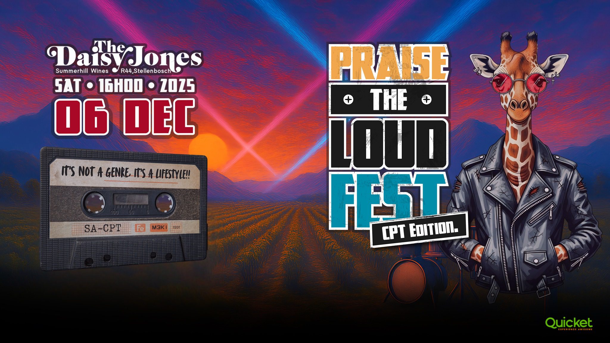PRAISE THE LOUD FEST: CPT Edition - Daisy Jones Bar, Stellenbosch