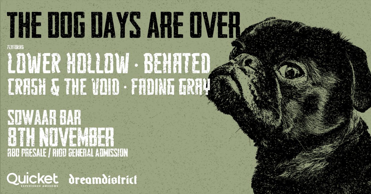 Lower Hollow / Crash & The Void / Behated / Fading Gray LIVE at Sowaar Bar, Pretoria