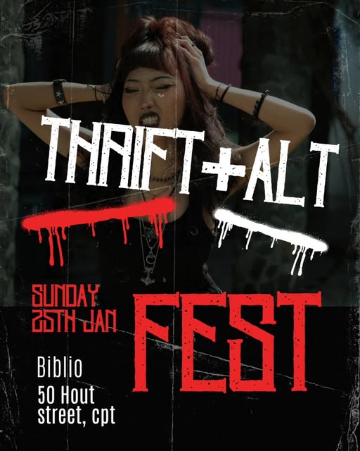 Thrift + Alt Fest at Biblio, Cape Town