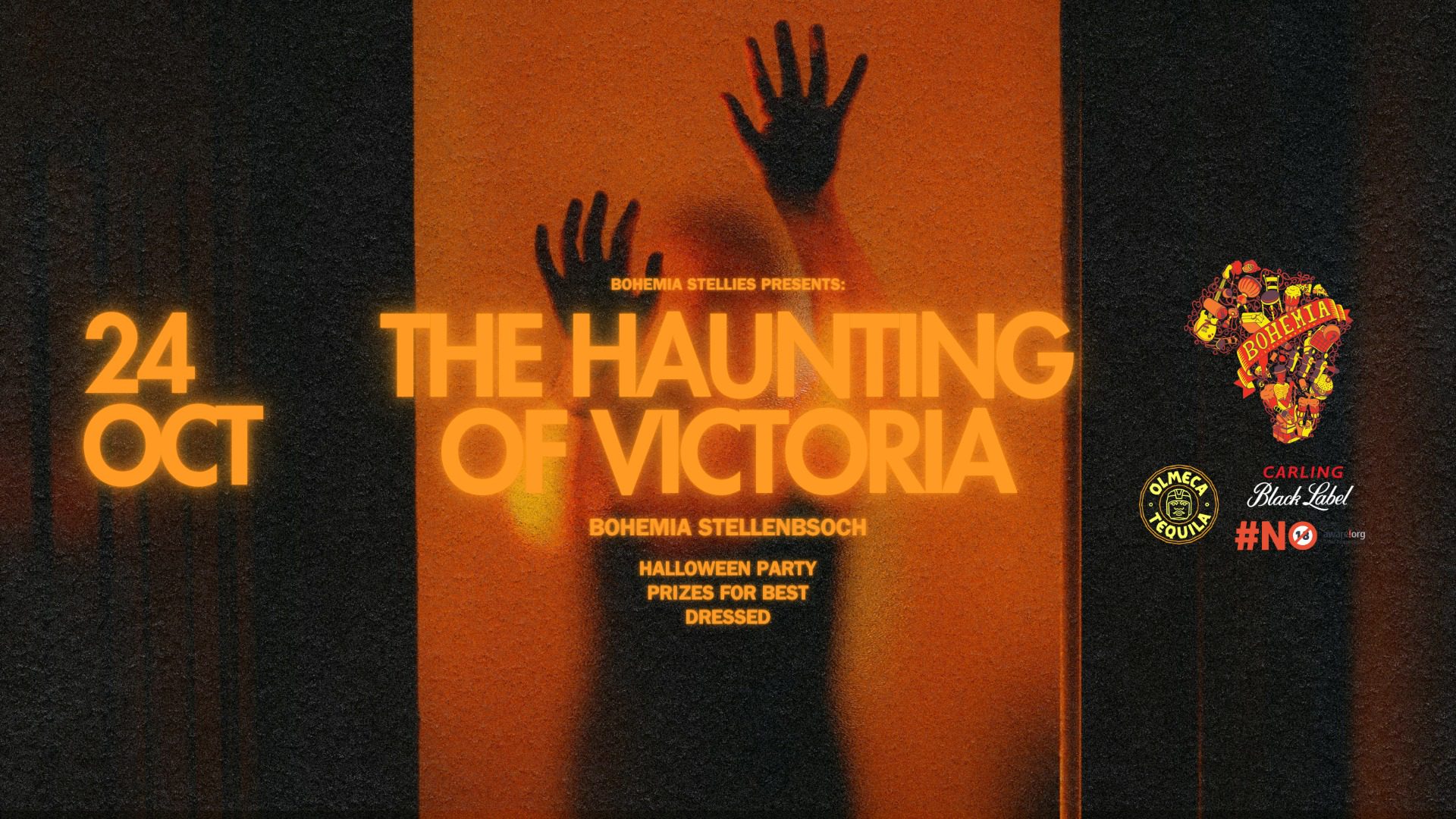 The Haunting of Victoria - Halloween Party at Bohemia Stellenbosch