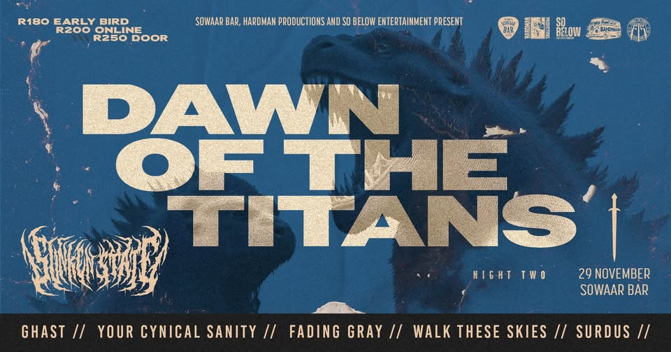 🦖⚔ DAWN OF THE TITANS: NIGHT 2 ⚔🦖 Sowaar Bar, Pretoria