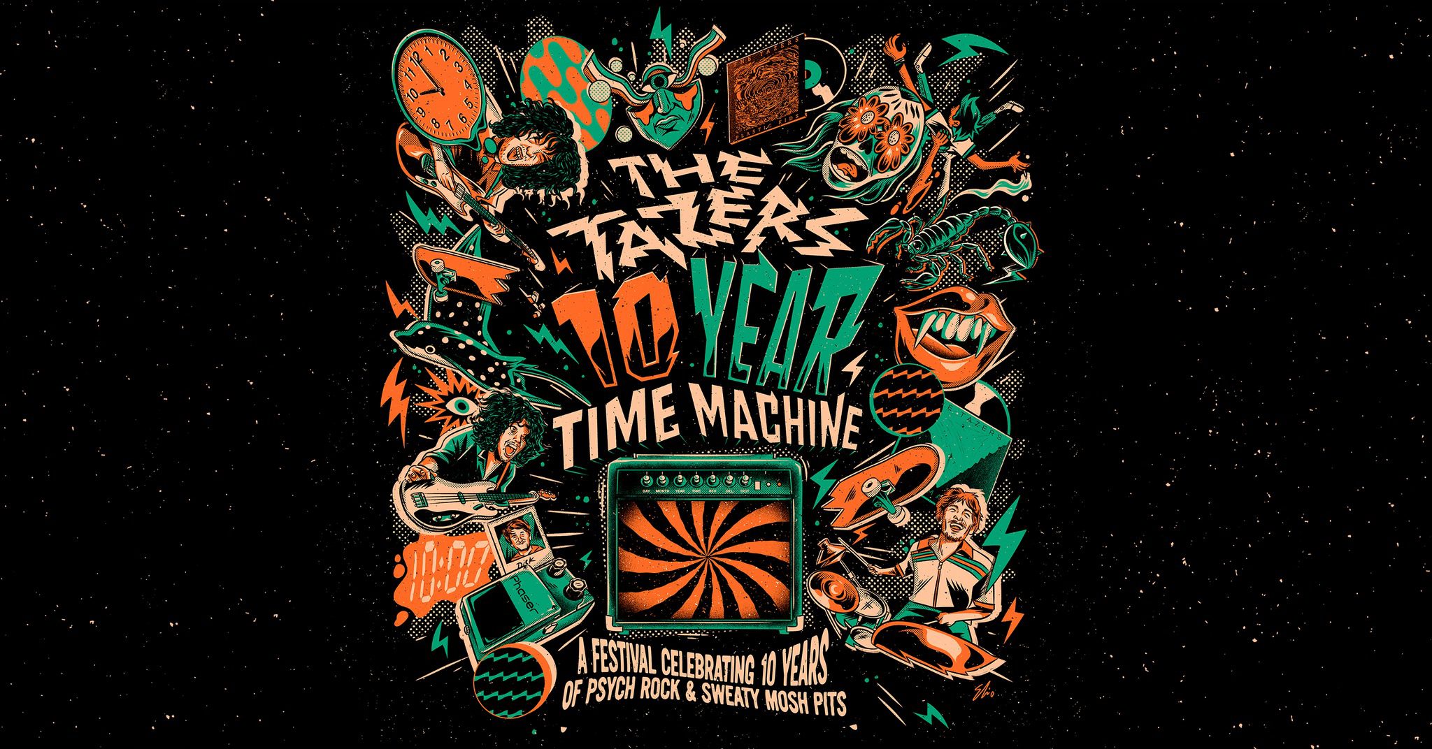 The Tazers 10 Year Time Machine Festival @ Tweefontein Melkery, Kempton Park