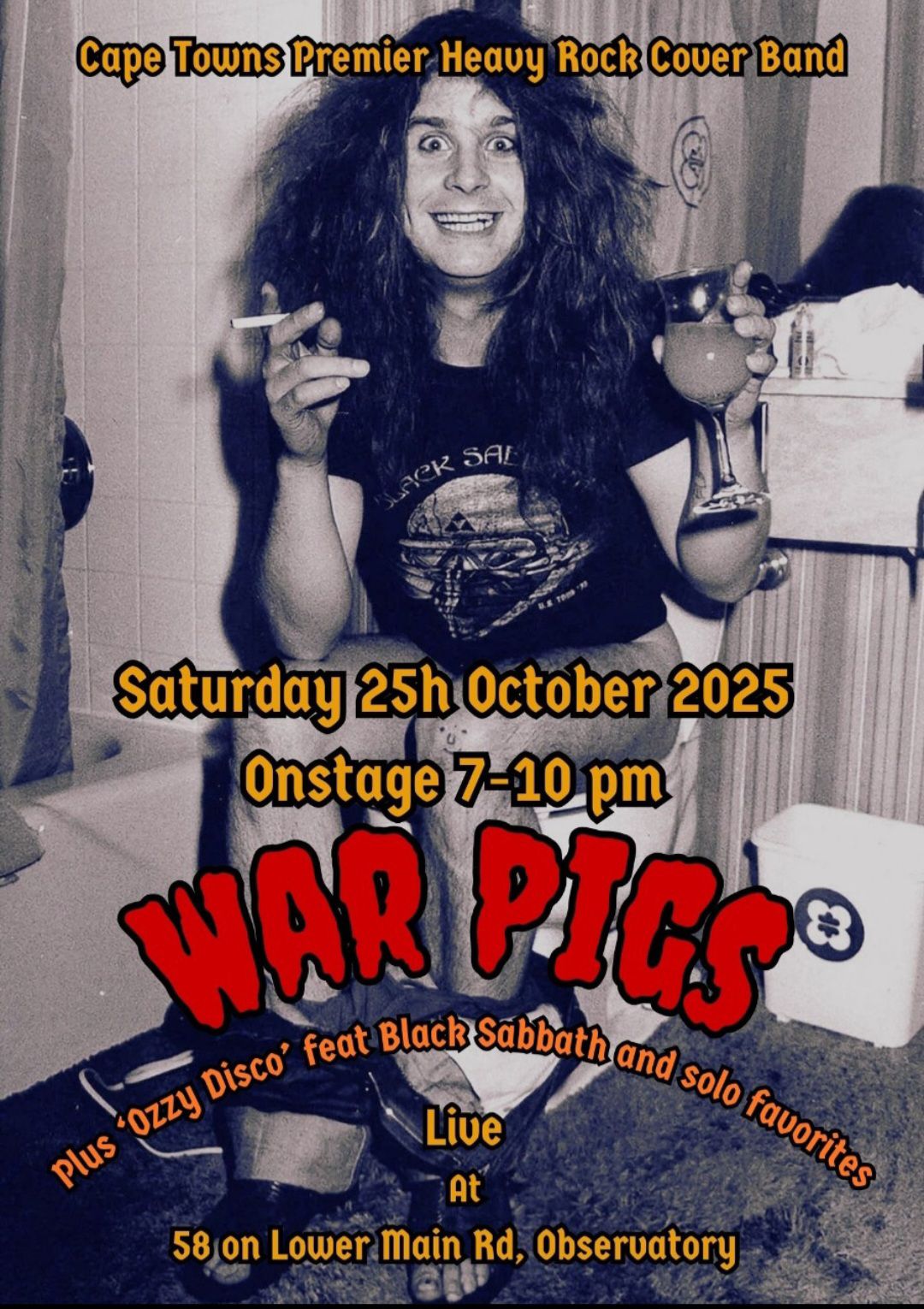 War Pigs Live - Biker Bar, Cape Town