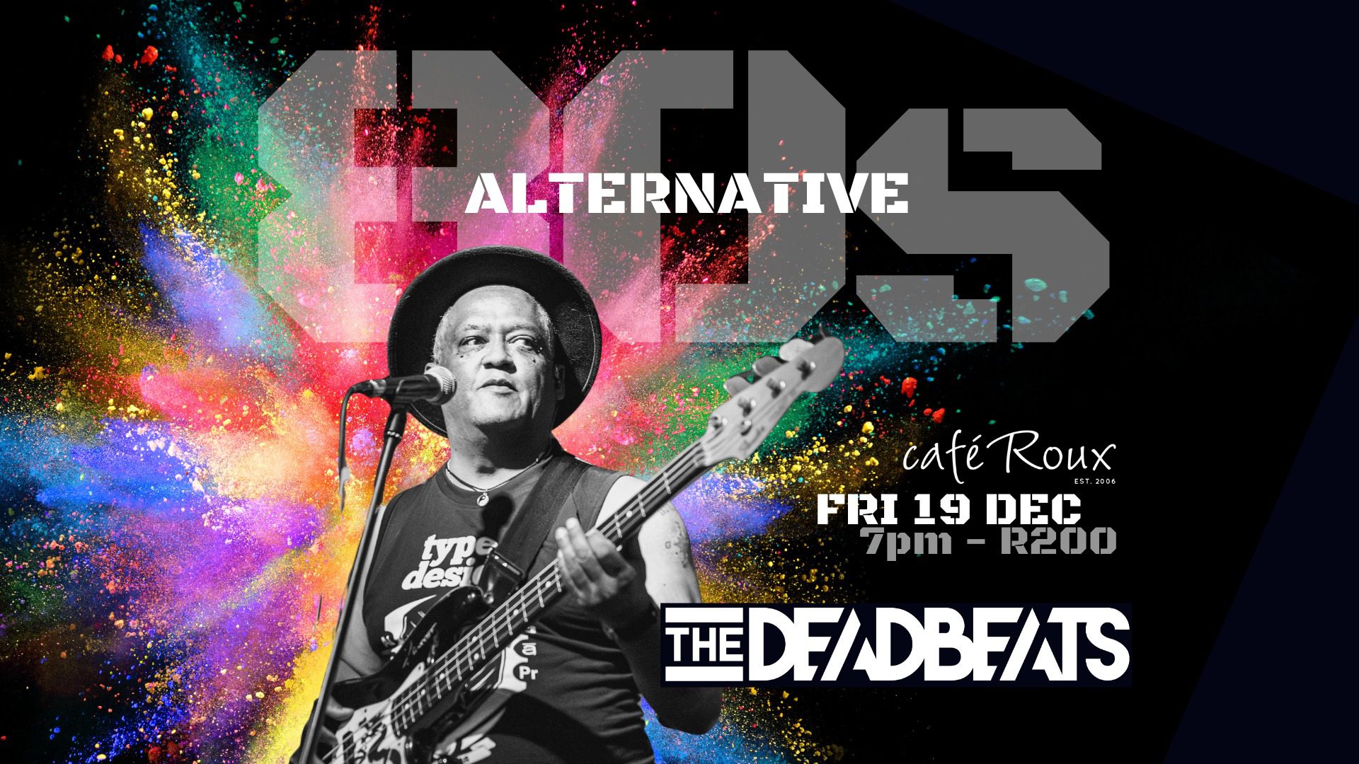 80s Alternative: A DeadBeats Gig at café Roux, Cape Town