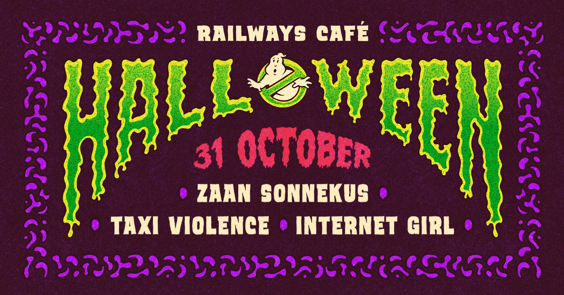 Halloween with Zaan Sonnekus // Taxi Violence // Internet Girl - Railways Cafe, Pretoria