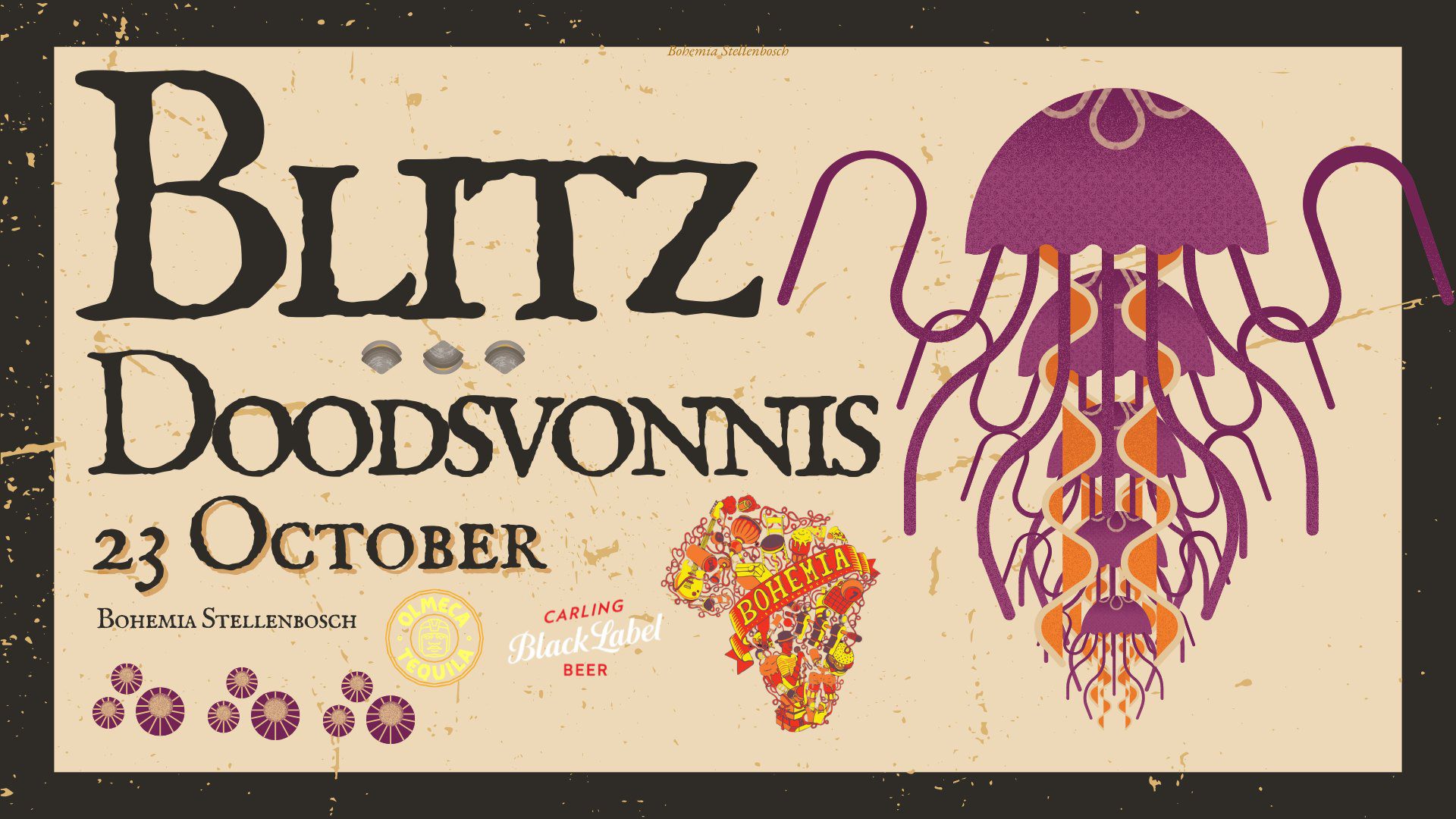 BLITZ & DOODSVONNIS - LIVE MUSIC @ Bohemia, Stellenbosch