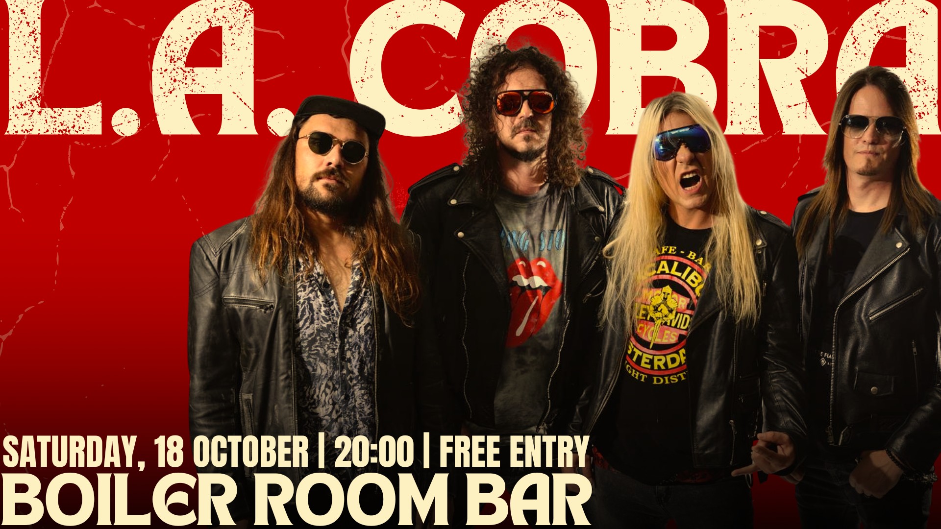 L.A. Cobra LIVE at Boiler Room Bar, PTA