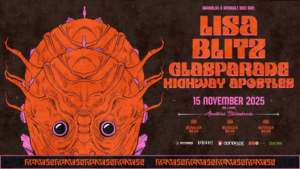 AfriKalt Presents: Lisa & Blitz & Glasparade & Highway Apostles - LIVE at Aandklas Stellenbosch