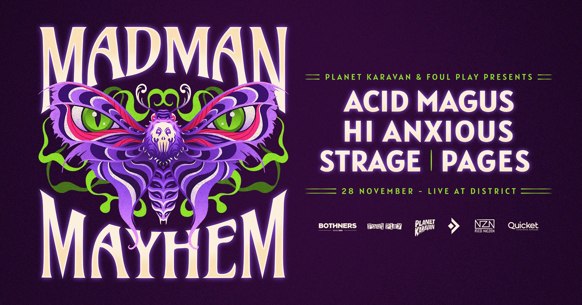 MADMAN MAYHEM VOL.4 @ District, CPT