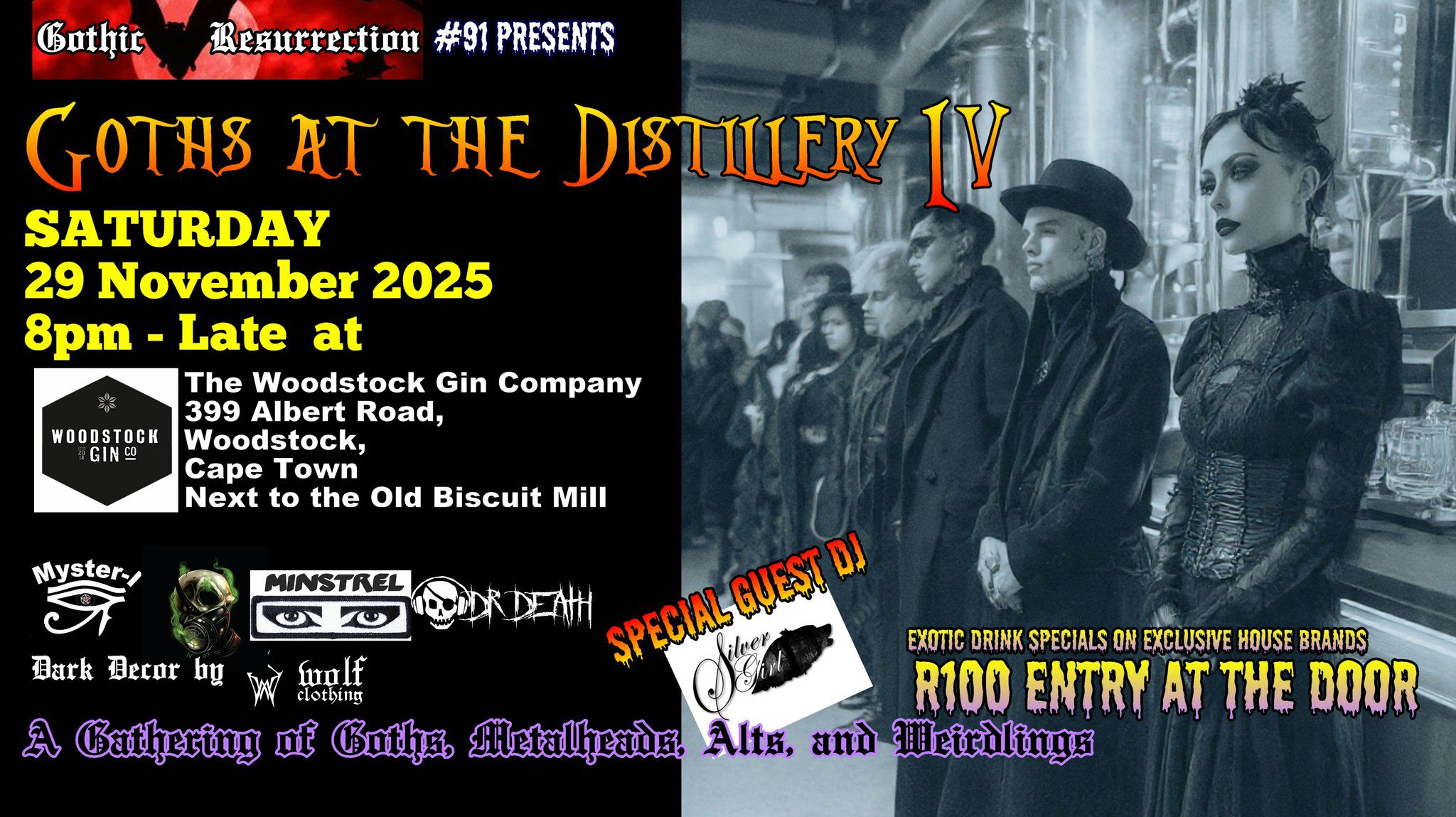 Goths at the Distillery IV - Woodstock Gin Company, CT