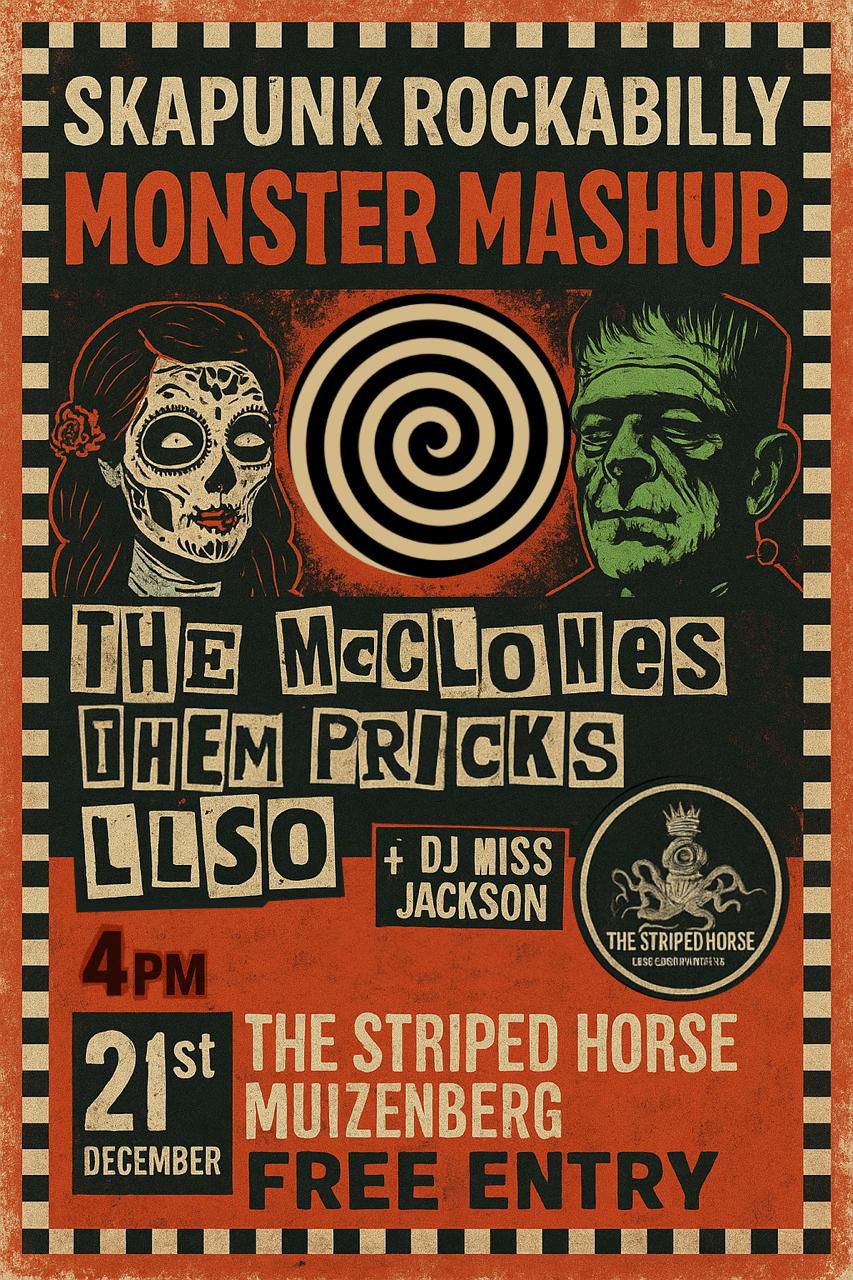 Ska Punk Rockabilly Monster Mashup - The Striped Horse, Muizenberg