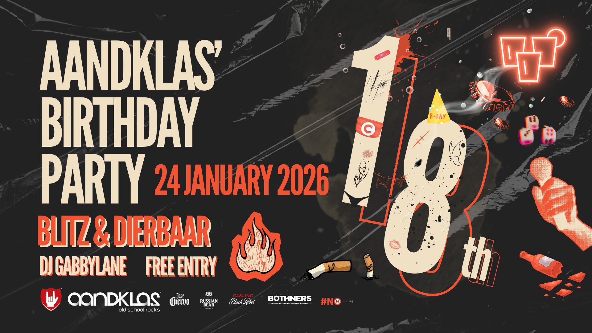 Aandklas 18th Birthday Party with Blitz and Dierbaar at Aandklas, Stellenbosch