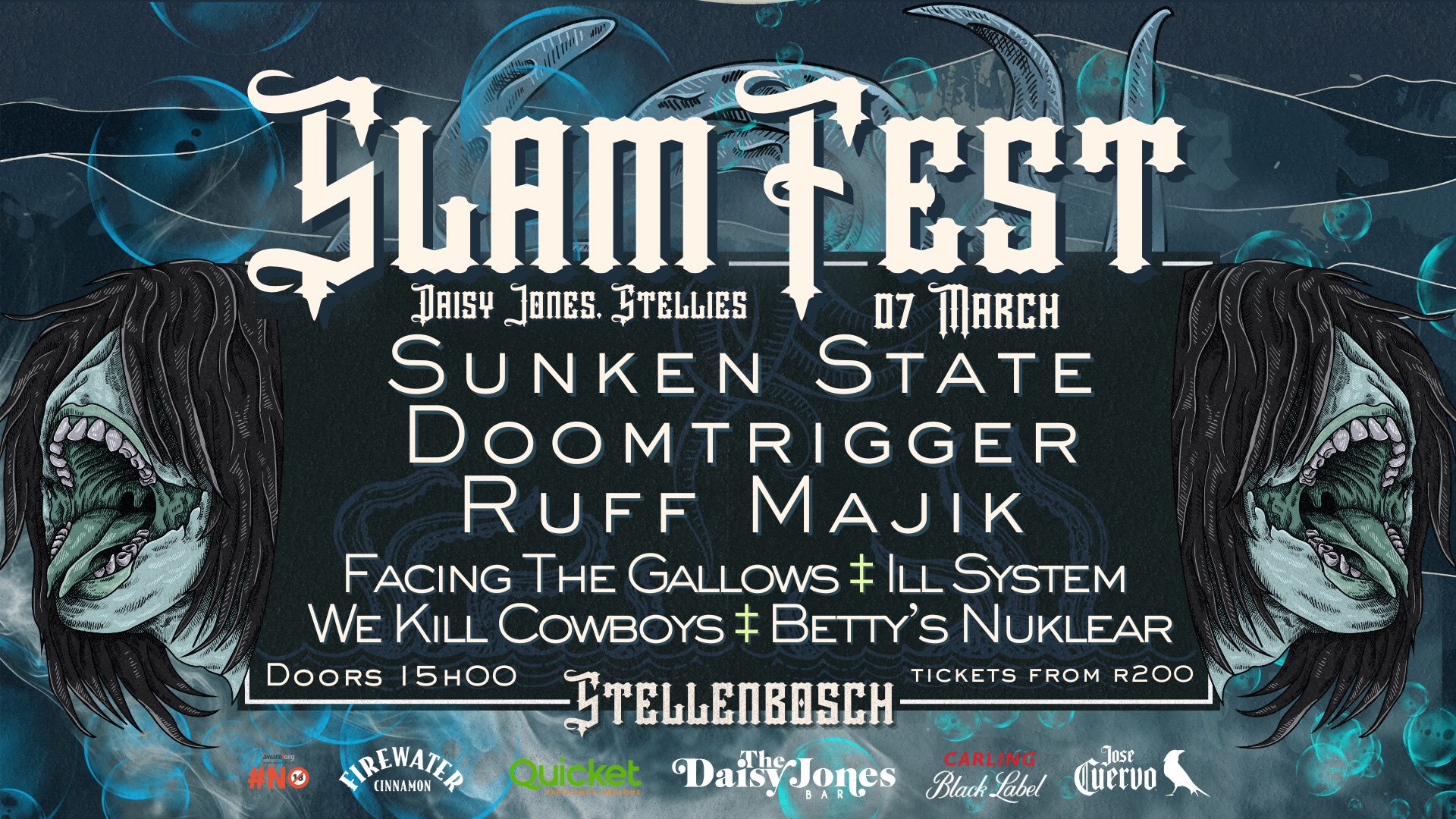 SLAMFEST 2026 at Daisy Jones Bar, Stellenbosch