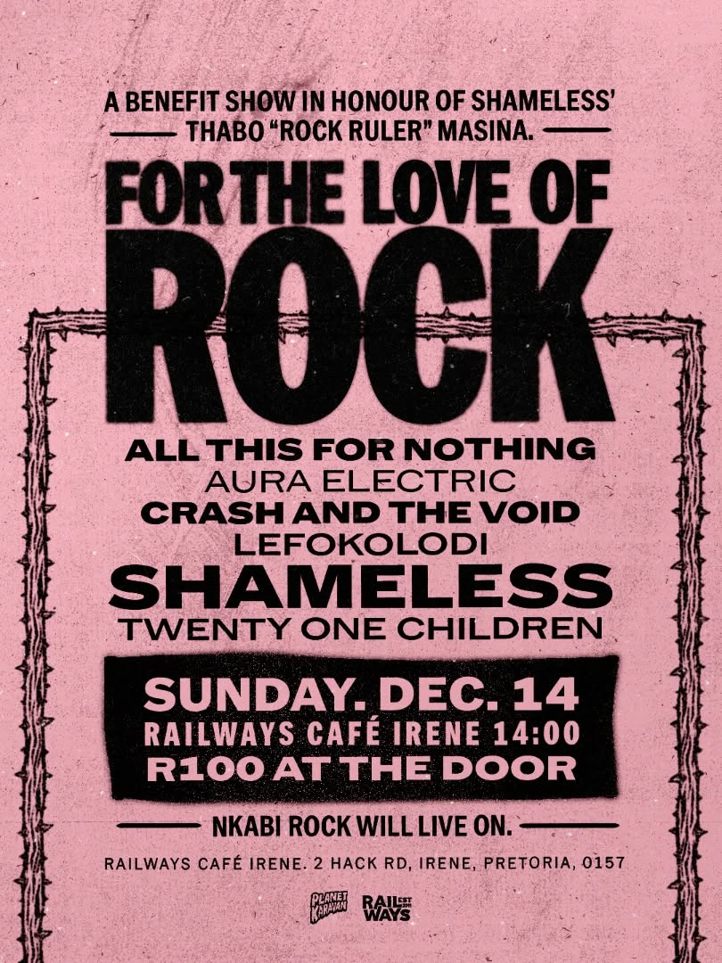 FOR THE LOVE OF ROCK — TRIBUTE & BENEFIT SHOW @ Railways Cafe, PTA