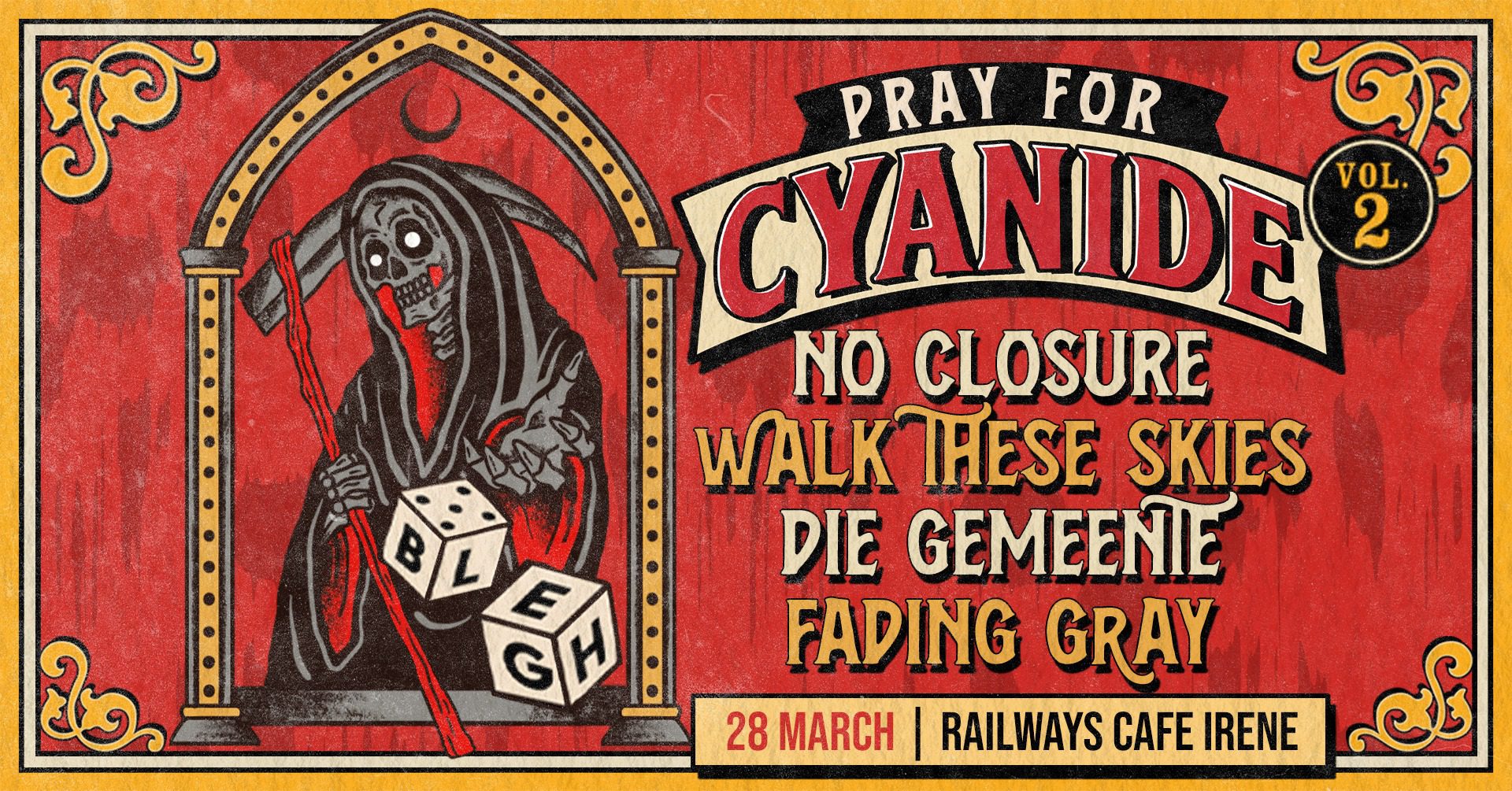Pray for Cyanide Vol 2 - Railways Cafe, Pretoria