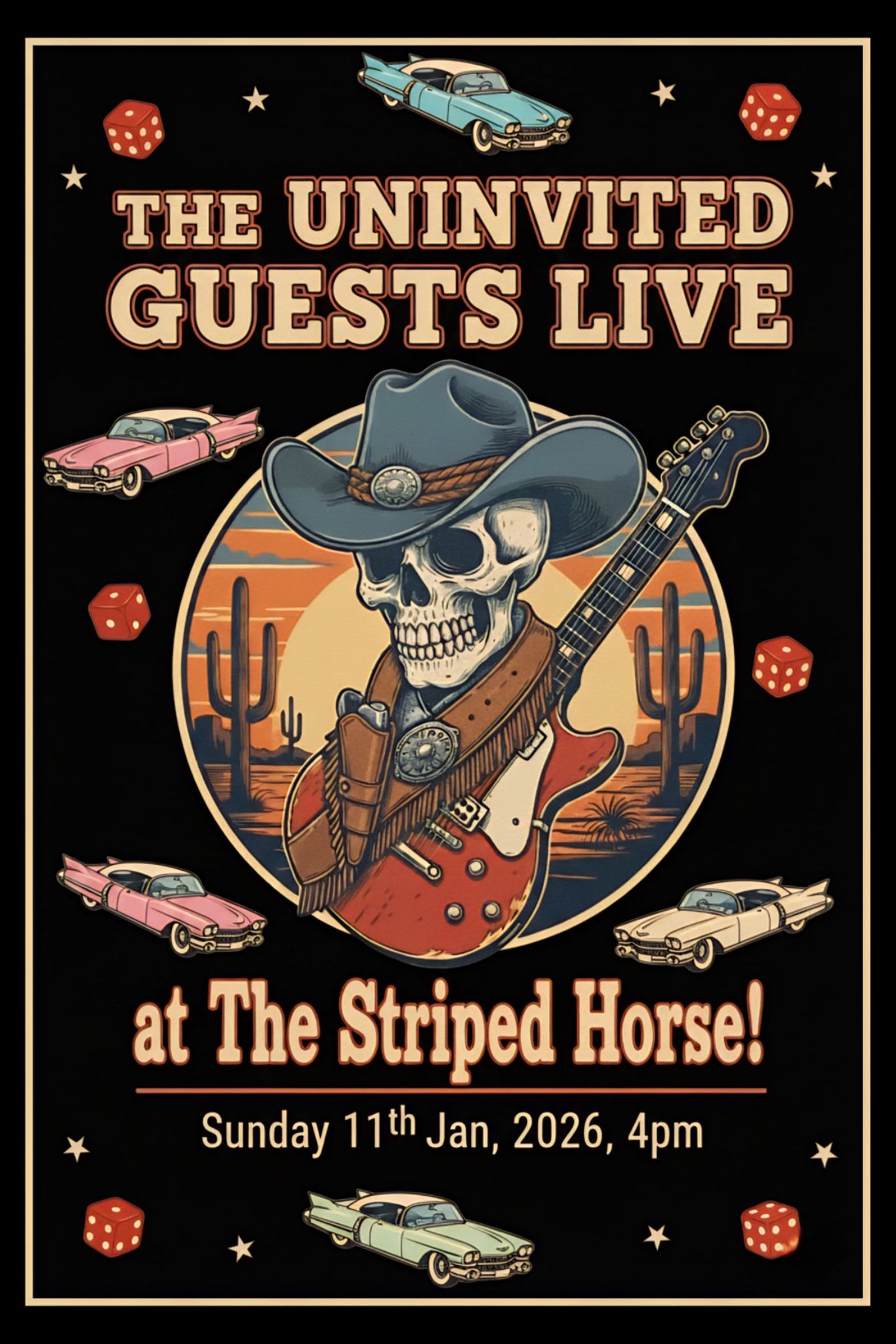 The Uninvited Guests LIVE at The Striped Horse, Muizenberg